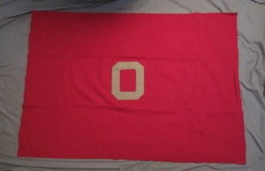 The Ohio State University Buckeyes Vintage Wool Blanket  58" x 41" - Picture 1 of 6