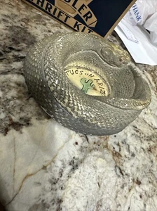 snake ashtray Tucson Arizona rattlesnake ash tray - Picture 1 of 11