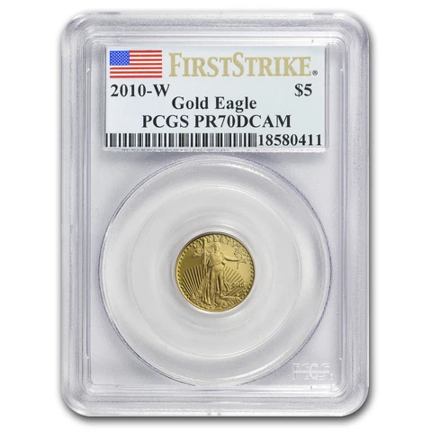 2010-W 1/10 oz Proof Gold American Eagle PR-70 PCGS (FS) - SKU#59651 Cover