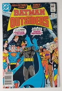 Batman And The Outsiders #1 Batman Quits NEWSSTAND JLA 1983 VF Z116 - Picture 1 of 4