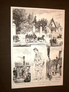 Besuch von Königin Victoria in Italien 1879 Baveno Villa Clara Queen's Piper - Bild 1 von 1