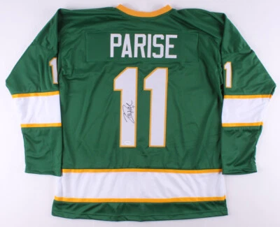 Camiseta deportiva firmada por Zach Parise Minnesota North Stars (con certificado de autenticidad TSE) carrera 2005-presente  Foto 1 de 4