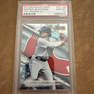 2016 Bowman's Best Top Prospects #TP-29 Andrew Benintendi Red Sox RC PSA 10 - Bild 1 von 2