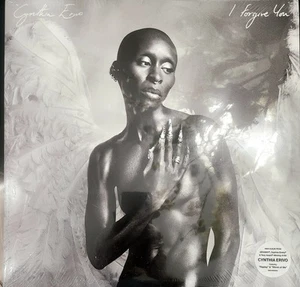 Signed I Forgive You Insert + Grey Marble Vinyl - Autographed by Cynthia Erivo - Picture 1 of 5