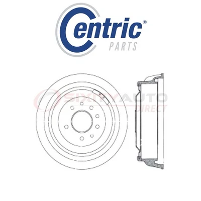 Centric C-TEK Brake Drum for 1973-1981 Pontiac Catalina 3.8L 4.1L 4.3L 4.4L ox Foto 1 de 4
