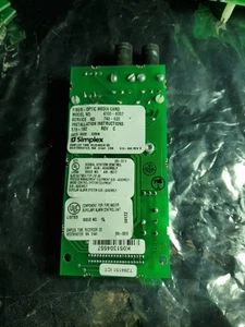 SIMPLEX 400-6057 FIBER MEDIA MODULE 579-182 Rev C Preowned See Desc. - Picture 1 of 2