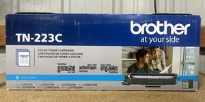 Genuine Brother TN223C Standard Cyan Toner Cartridge Sealed - Picture 1 of 5