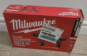 Milwaukee 2494-22 M12 Drill/Driver & Impact 2-Tool Combo Kit BRAND NEW & SEALED - Picture 1 of 3