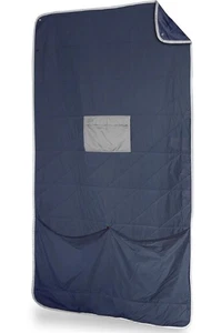 Gravel Layover Travel Blanket Packable & Puffy with Pouch - Blue - Picture 1 of 9