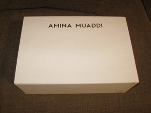 FREE SHIPPING NEW Amina Muaddi Empty Shoe Gift Storage Box 12" X 8.25 X 4.25 - Picture 1 of 4