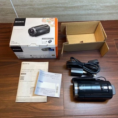 SONY HDR-CX535 Camcorder Used Very Good Condition w/BOX From Japan - Image 1 of 4