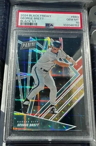 George Brett 2024 Panini Black Friday NEGRO #BB3 1/1 Kansas City PSA 10 - Imagen 1 de 2