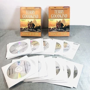 Stone Of Tears Audiobook Terry Goodkind 32 CDs Complete Preowned - Imagen 1 de 8