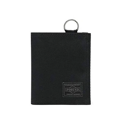 Cartera de eneldo de nailon para hombre PORTER S plegable negra Foto 1 de 4