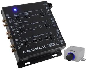 Crunch CRXR 2/3 Way Active Car Stereo Crossover with Bass Knob, 8.5V Line Driver - Picture 1 of 10