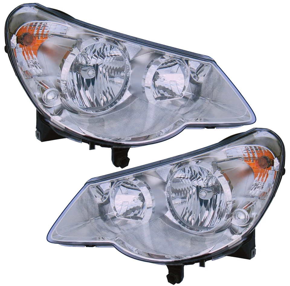Headlights Pair Set for 07-10 Chrysler Sebring/08-10 Convertible Left & Right - Image 1 of 1