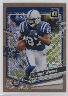 2023 Panini Donruss Optic Bronze Mojo Prizm /35 Reggie Wayne #80 - Image 1 of 2