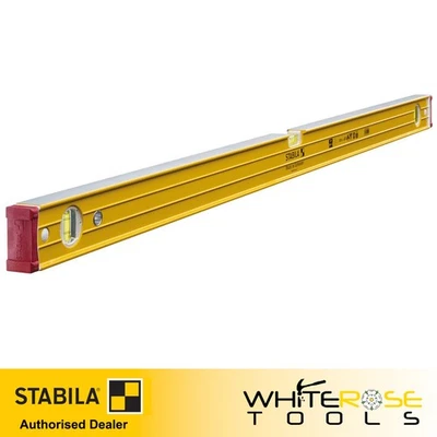 STABILA Type 96-2 Spirit Level 3 Vial Aluminium Profile 122cm 15229 - Image 1 of 4