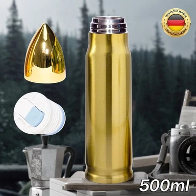 Geschenk für Männer, Lustige Jägermeister Thermosflasche Jäger Jagd DE 500ML DHL - Bild 1 von 4