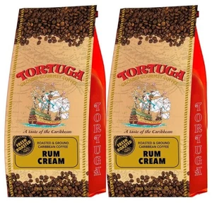 Caribbean Rum Cream Flavored Coffee~ Taste of the Caribbean 10oz each Exp 6/2026 - Picture 1 of 5