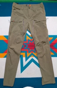 First Lite Trace Cargo Pants 32x32 Active Hiking Hunting Stretch Green Zipper - Picture 1 of 5