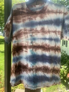Crew Neck Tye Dyed Tee Shirt - Picture 1 of 13