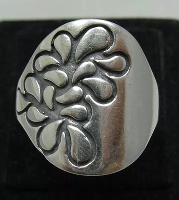 Genuine Stylish Silver Silver Ring Solid 925 Flower Perfect Quality Empress - Image 1 of 4