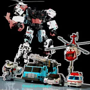 New Transformable Toys Yes-Model Rf03~07 Defensor Oversized 5Pcs Box Figures Set - Picture 1 of 14