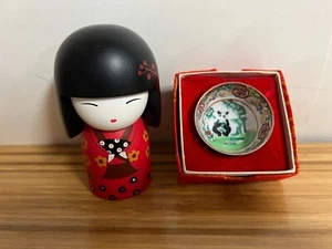 Kimmidoll Collection 4x2 - "Tomomi" & mini porcelain tea cup - Picture 1 of 9