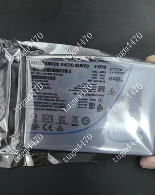 Intel P4510 Series 2TB SSD DC NVME U.2 SSDPE2KX020T8 Solid State Drive - Image 1 of 3