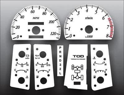 White Face Gauges for 1999-2001 Isuzu VehiCROSS - Image 1 of 4