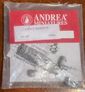 ANDREA Miniatures S5 A32 U-BOAT Seaman Allemand WW2 - Kit 54 mm A peindre - Imagen 1 de 2