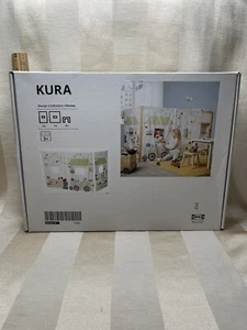 Ikea KURA Kids Bed Curtain Market Stall Pattern 45" - Picture 1 of 3