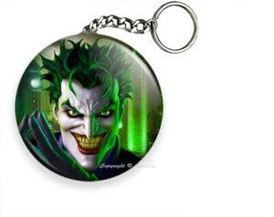 JOKER SUPER VILLAIN GOTHAM CITY BATMAN FOREVER NEW KEYCHAIN KEY RING GIFT IDEA - Picture 1 of 1