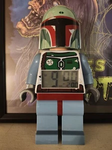 Lego Star Wars Boba Fett Battery Powered Alarm Clock Preowned - Picture 1 of 1