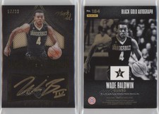 2016-17 Panini Black Gold Collegiate /99 Wade Baldwin IV #184 Rookie Auto RC