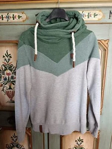 Naketano Herren Pullover – Größe M – Hoodie mehrfarbig, Kapuze & Kordelzug - Bild 1 von 7