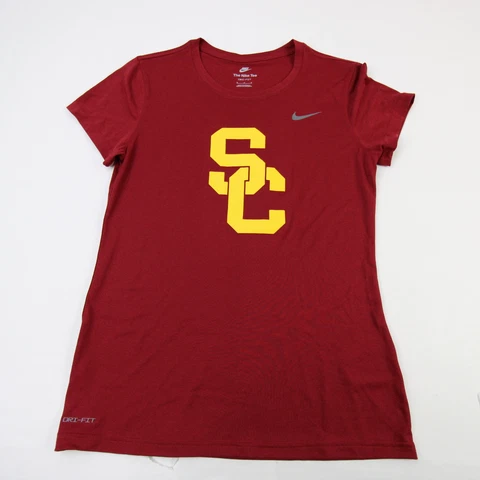USC Trojans Nike Dri-Fit Short Sleeve Shirt Women's Crimson New Cover