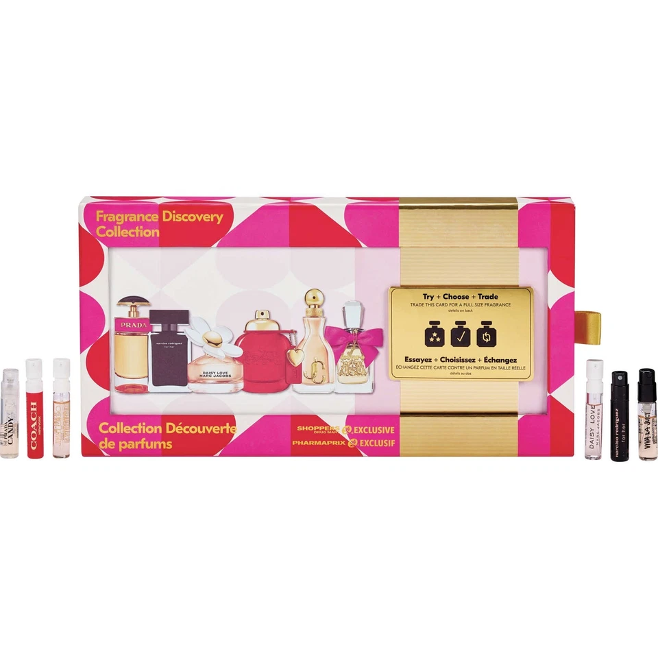 Shoppers Beauty Fragrance Discovery Collection For Her Juicy Couture Prada NEW - Image 1 of 1