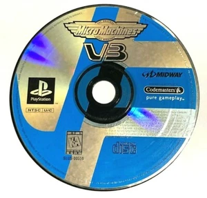 Micro Machines V3 (1997)  PlayStation 1 Game  Disc Only  Tested - Picture 1 of 3
