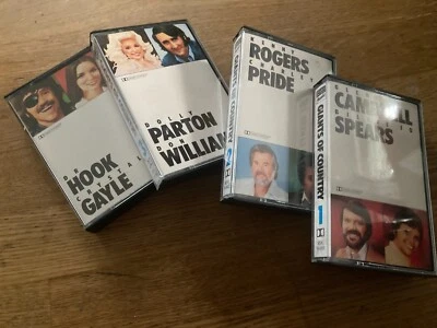 Giants of Country - Parton, Campbell, Rodgers.. RARE - 4 Cassette Bundle - Image 1 of 4