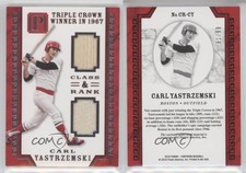 2016 Panini Pantheon Class and Rank /99 Carl Yastrzemski #CR-CY HOF