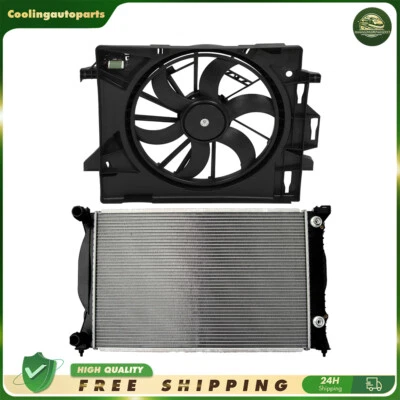 Conjunto de ventilador de refrigeración de radiador y radiador para Chrysler Town & Country 2008-2016 Foto 1 de 4