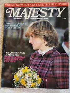 Majesty Magazine January 1982 Vol.2 No.9 Princess Diana cover - Imagen 1 de 3