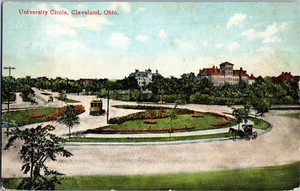Vintage Postcard OHIO University Circle Cleveland OH Posted 1911 - Picture 1 of 2