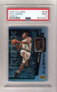 1998 Upper Deck Ionix Paul Pierce Kinetix #K18 RC Rookie - PSA 9 -MINT - Picture 1 of 2