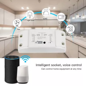 1-10pcs Smart WiFi Light Switch Remote Alexa Google Voice Control Smart Life App - Picture 1 of 11