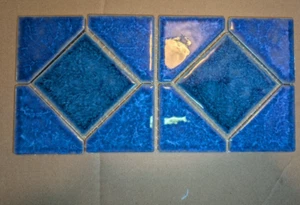 CAK244 - Cloud Akron Series Lake Blue Swimming Pool Tile 6"x12" Sheet - Picture 1 of 1