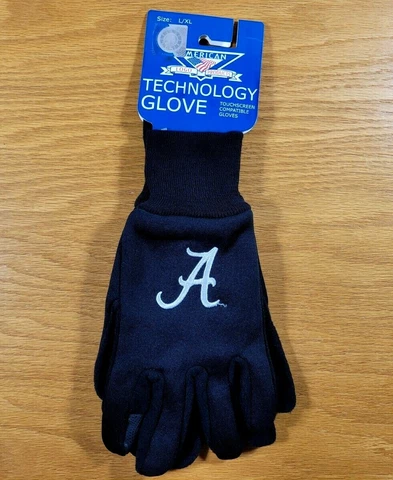 ALABAMA CRIMSON TIDE Lightweight Technology Touchscreen Compatible Adult Gloves Cover