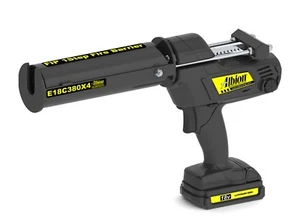 Albion Cordless 3M FIP 1-Step Cartridge Gun, Co-Axial 4:1, 18 Volt Lithium, 1 ea - Picture 1 of 2
